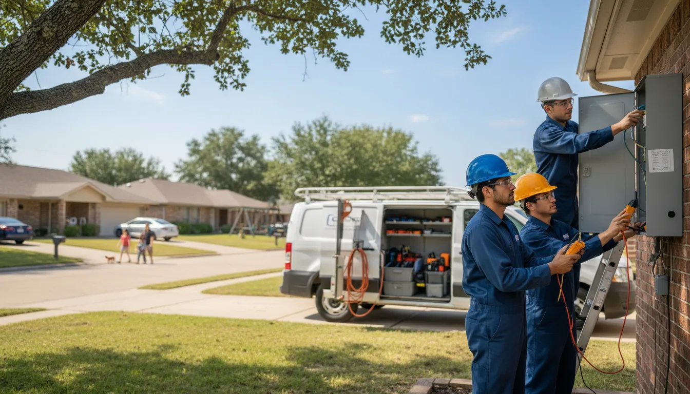Certified electrician providing emergency electrical services in Lopez, PA